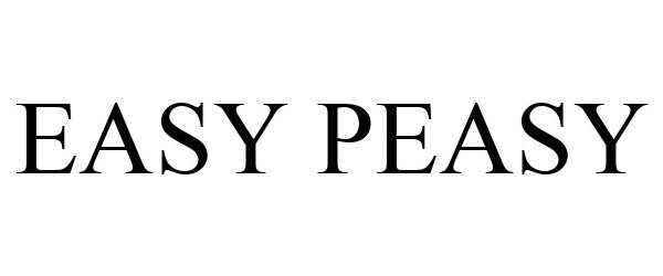 Trademark Logo EASY PEASY