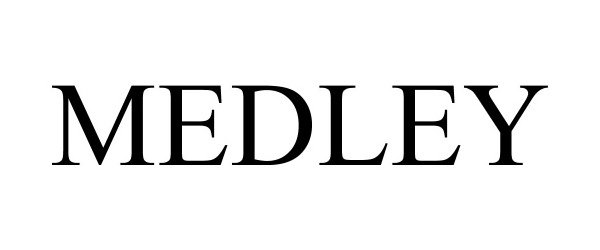 Trademark Logo MEDLEY