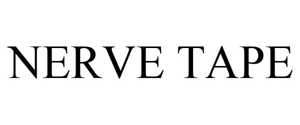 Trademark Logo NERVE TAPE