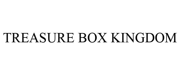 Trademark Logo TREASURE BOX KINGDOM