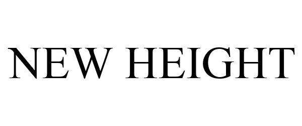 Trademark Logo NEW HEIGHT