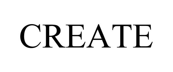 Trademark Logo CREATE