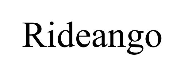 Trademark Logo RIDEANGO