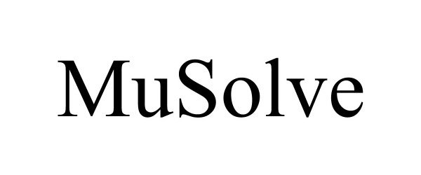 Trademark Logo MUSOLVE