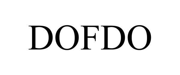 Trademark Logo DOFDO