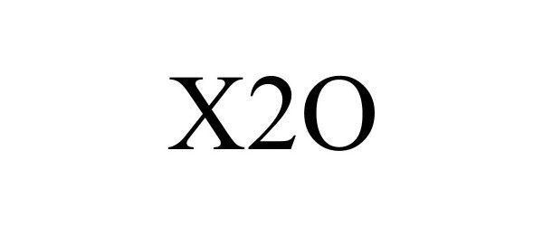 Trademark Logo X2O