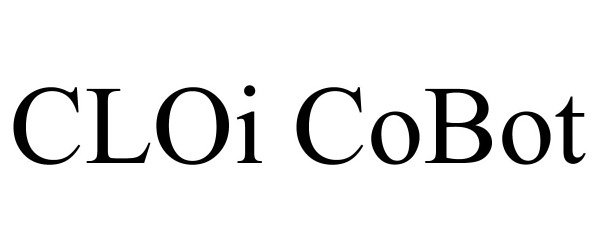 Trademark Logo CLOI COBOT