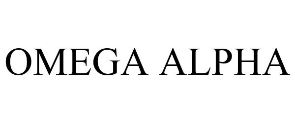 Trademark Logo OMEGA ALPHA