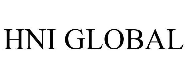Trademark Logo HNI GLOBAL