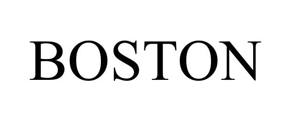 Trademark Logo BOSTON