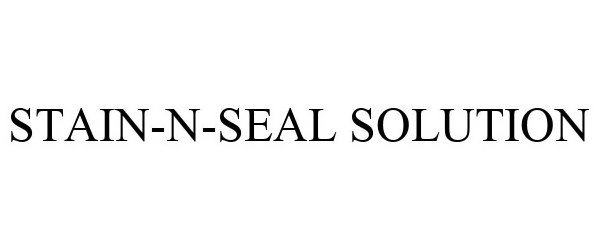 Trademark Logo STAINNSEAL