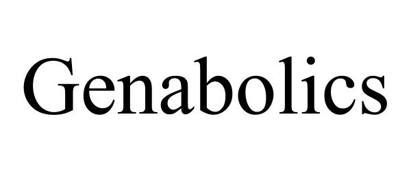 Trademark Logo GENABOLICS