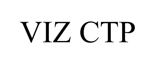 Trademark Logo VIZ CTP