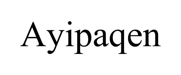 Trademark Logo AYIPAQEN