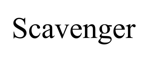 Trademark Logo SCAVENGER