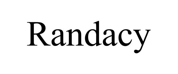 Trademark Logo RANDACY