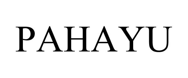 Trademark Logo PAHAYU