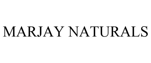 Trademark Logo MARJAY NATURALS