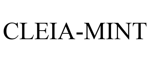 Trademark Logo CLEIA-MINT