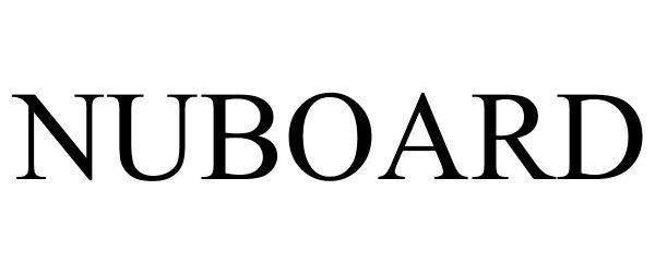 Trademark Logo NUBOARD