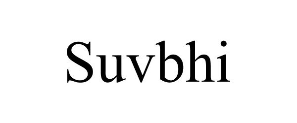 Trademark Logo SUVBHI