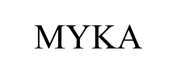 Trademark Logo MYKA