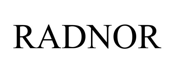 Trademark Logo RADNOR