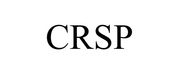 Trademark Logo CRSP