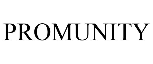 Trademark Logo PROMUNITY