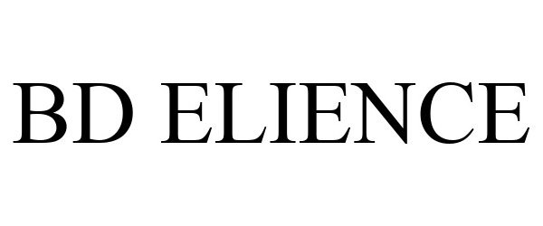 Trademark Logo BD ELIENCE