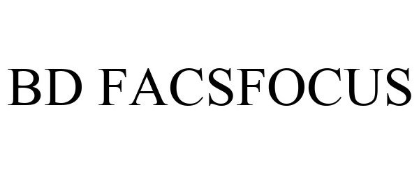 Trademark Logo BD FACSFOCUS