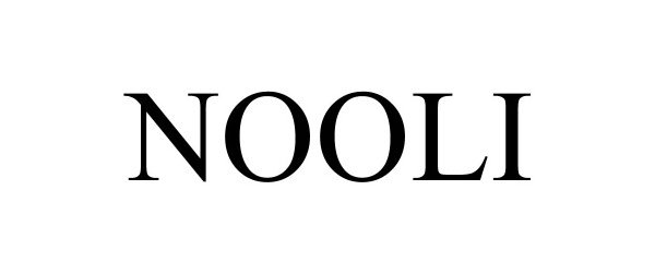 Trademark Logo NOOLI