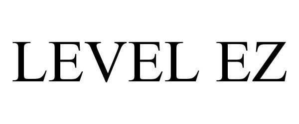 Trademark Logo LEVEL EZ