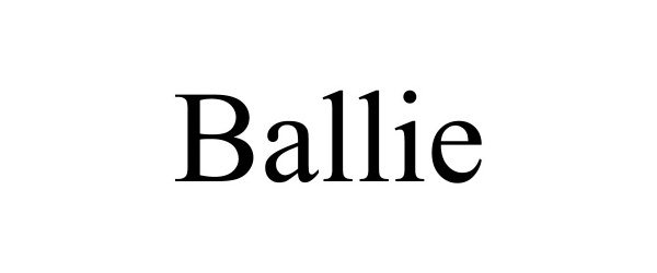  BALLIE
