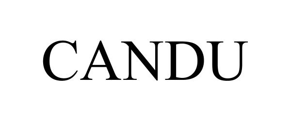 Trademark Logo CANDU