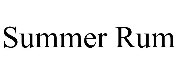 Trademark Logo SUMMER RUM