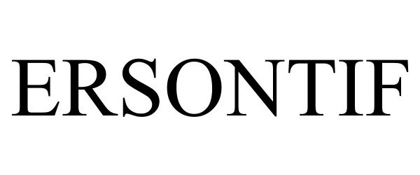 Trademark Logo ERSONTIF