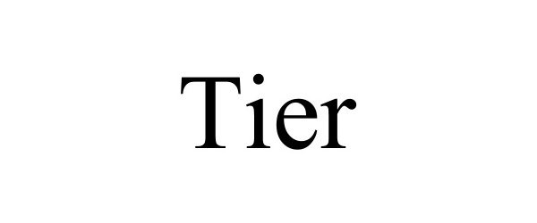 Trademark Logo TIER
