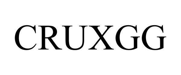 Trademark Logo CRUXGG