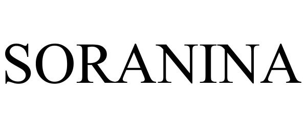 Trademark Logo SORANINA