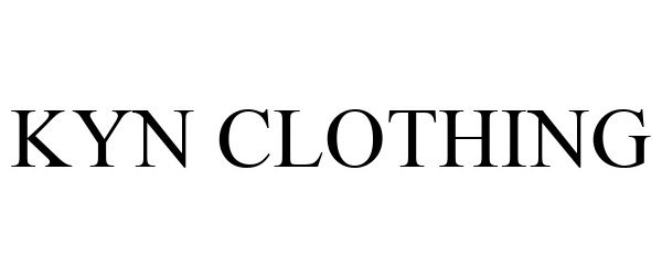 Trademark Logo KYN CLOTHING