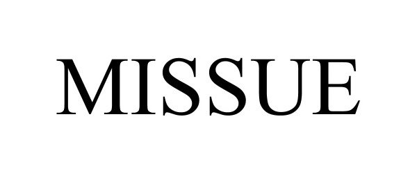 Trademark Logo MISSUE