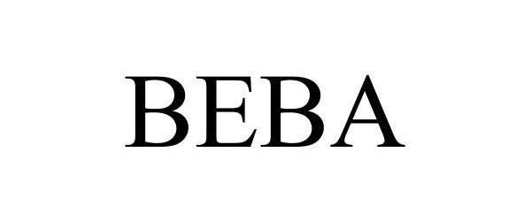 Trademark Logo BEBA