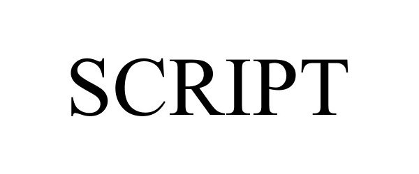 Trademark Logo SCRIPT