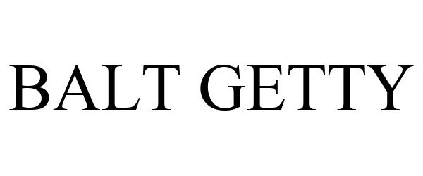 Trademark Logo BALT GETTY