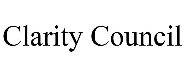 Trademark Logo CLARITY COUNCIL