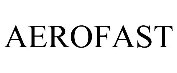 Trademark Logo AEROFAST