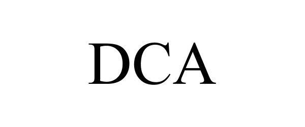 Trademark Logo DCA
