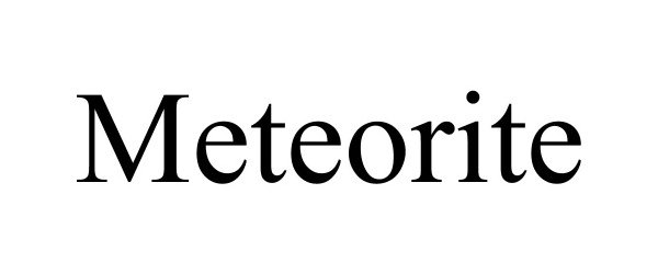 Trademark Logo METEORITE