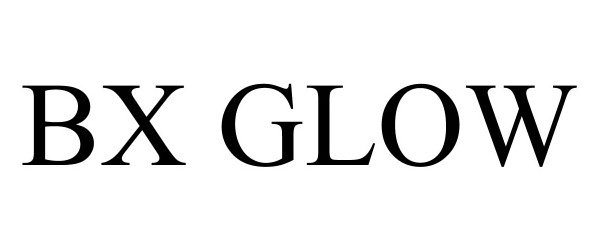 Trademark Logo BX GLOW